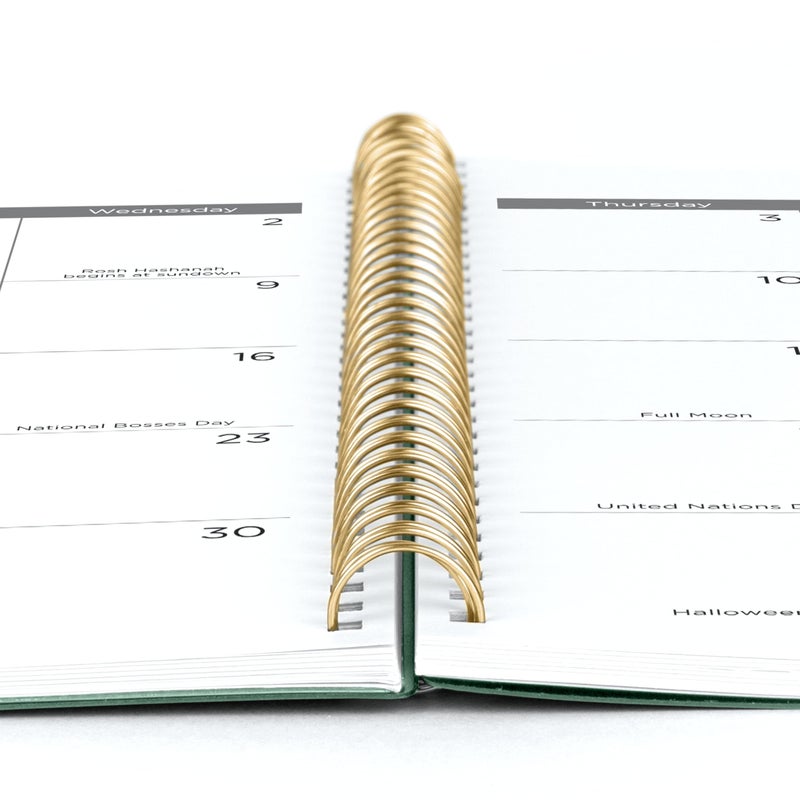 Mead 2026 Planner, Weekly & Monthly, 15-Month, 8-1/2"" x 11"", Large, Basic, Sage Green (CRW6209326) - Image 5